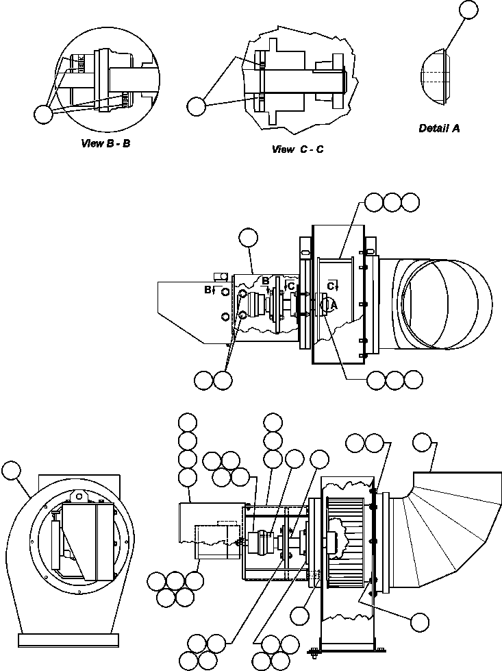 MOUNT, BLOWER MOTOR EG0841 KOMATSU