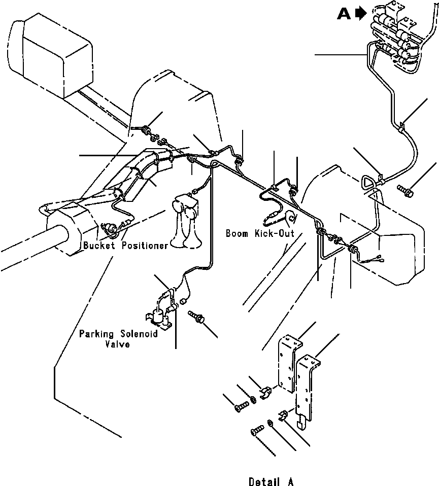 HARNESS, FRONT FRAME LINE 425-06-12350 KOMATSU