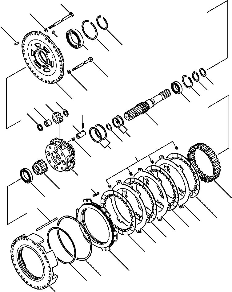 Упорная шайба 09233-13820 KOMATSU