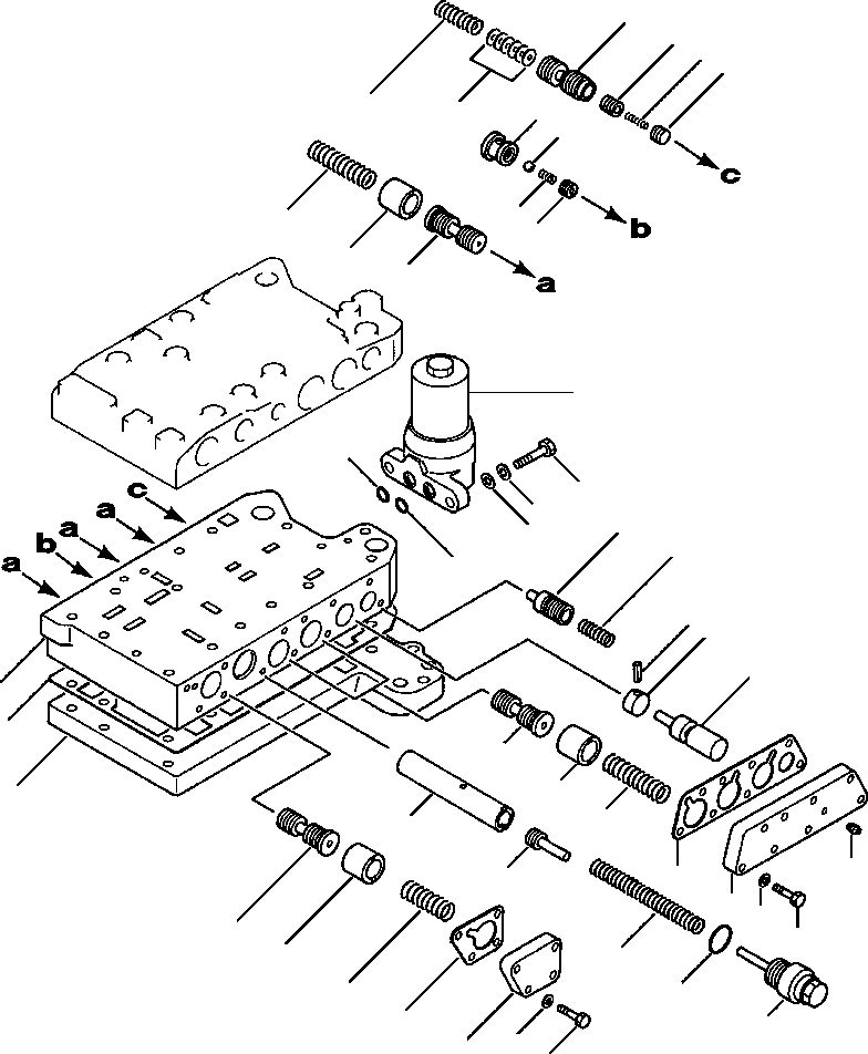 Корпус клапана 425-15-15210 KOMATSU