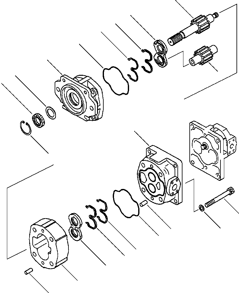 Шестерня ведущая 705-19-38430 KOMATSU