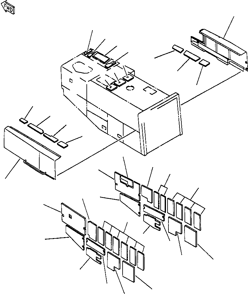 SHEET, L.H 425-Z90-1850 KOMATSU