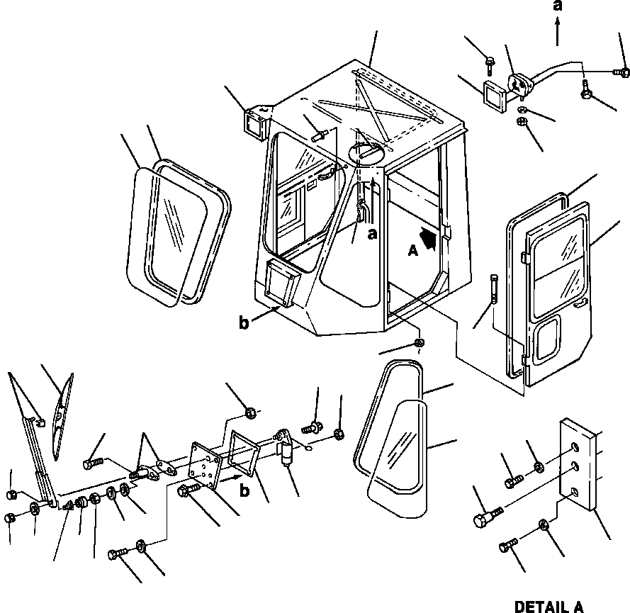 BOLT, STRIKER 421-925-AA80 KOMATSU