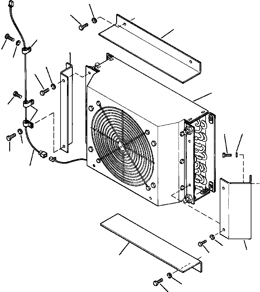 BRACKET, LH 425-963-1491 KOMATSU