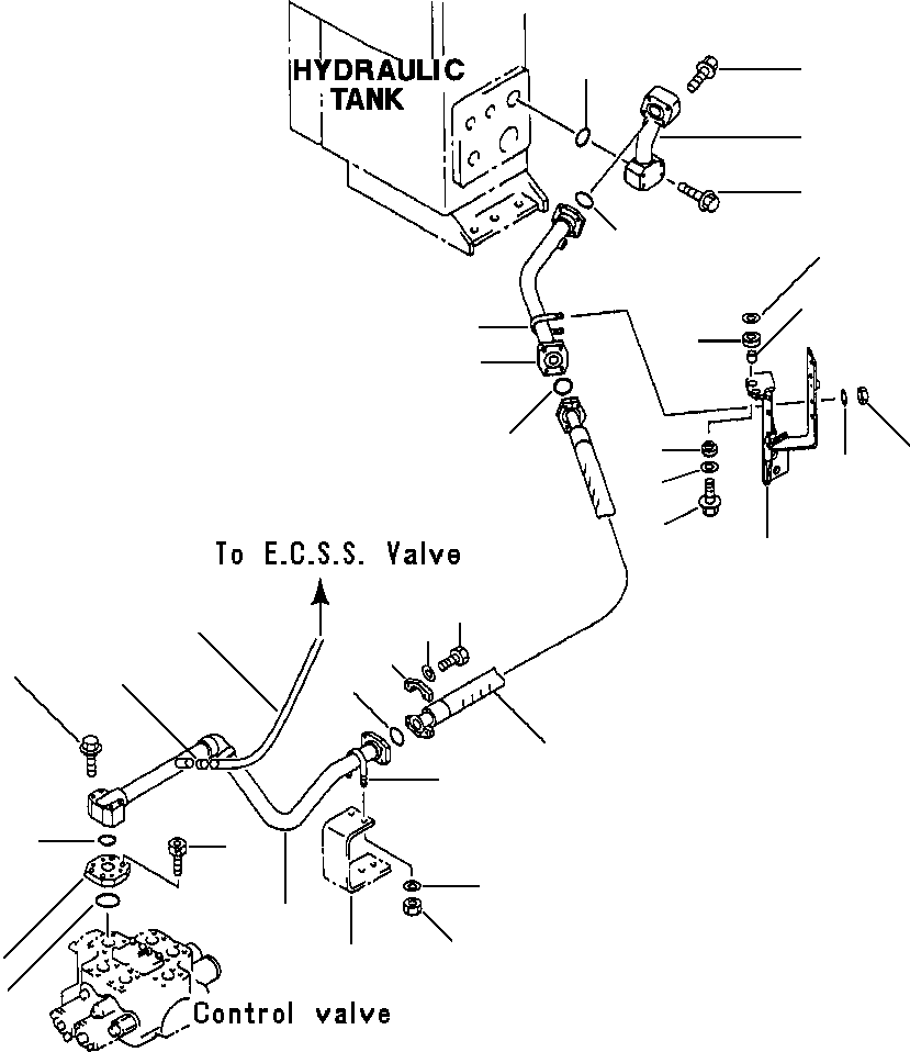 Шланг 07125-01410 KOMATSU
