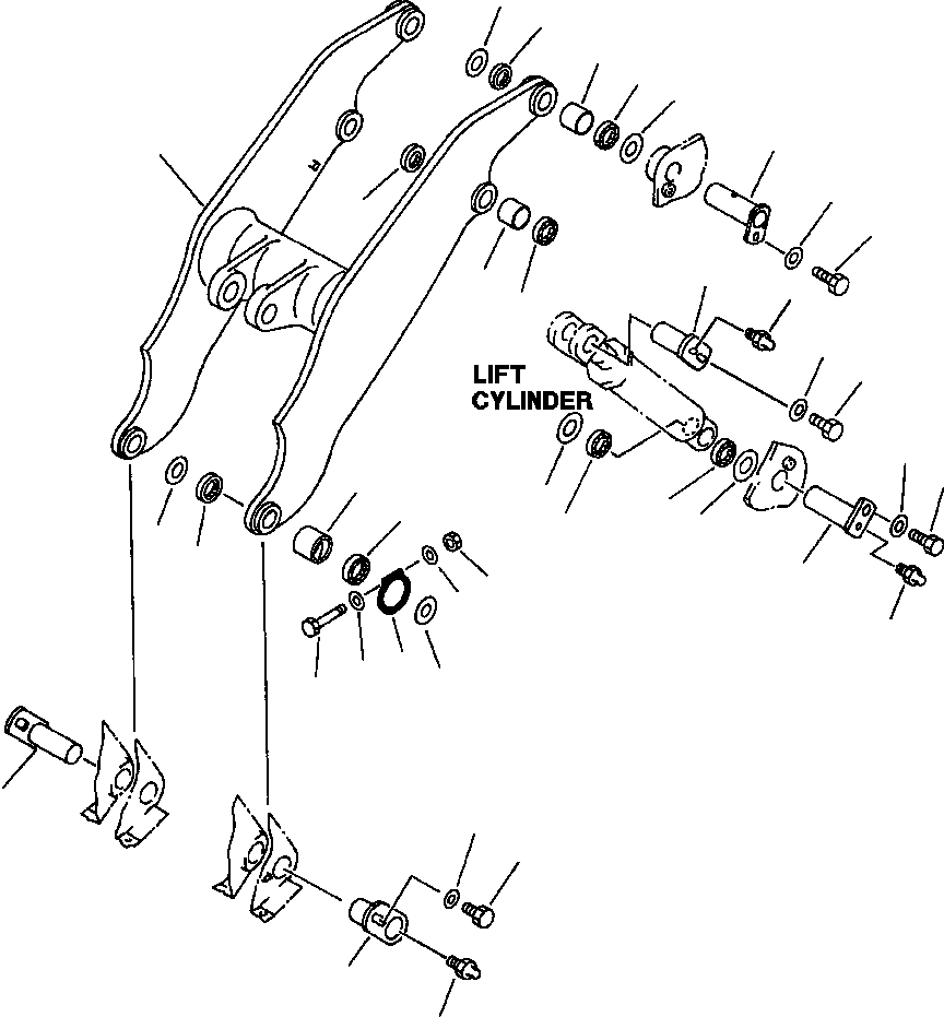 BUSHING (HIGH LIFT AND FRONT END ATTACHMENT ARM) 425-70-11343 KOMATSU