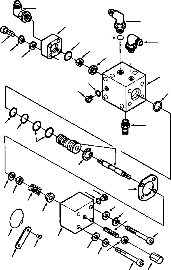 BARREL AND PLUNGER 1307 044 H91 KOMATSU