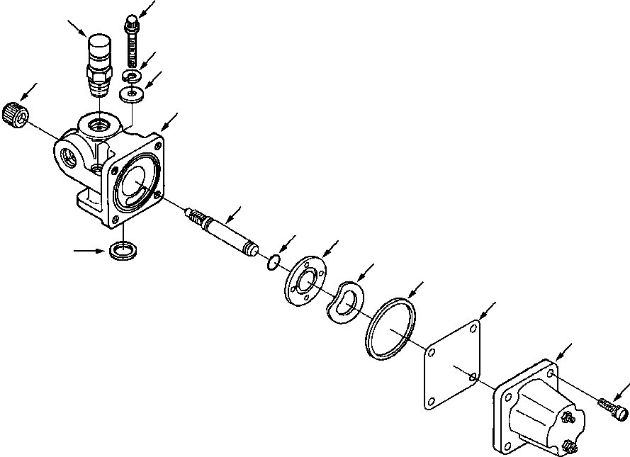 ASSEMBLY, SHUTOFF VALVE 1294 073 H91 KOMATSU