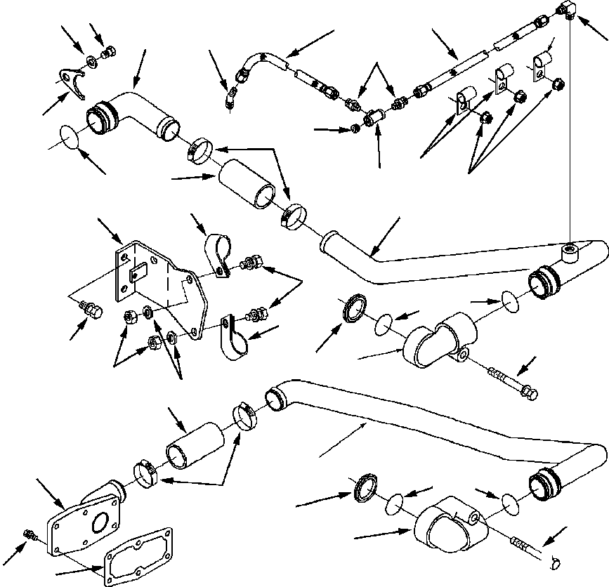 GASKET, COVER PLATE 1240 044 H2 KOMATSU