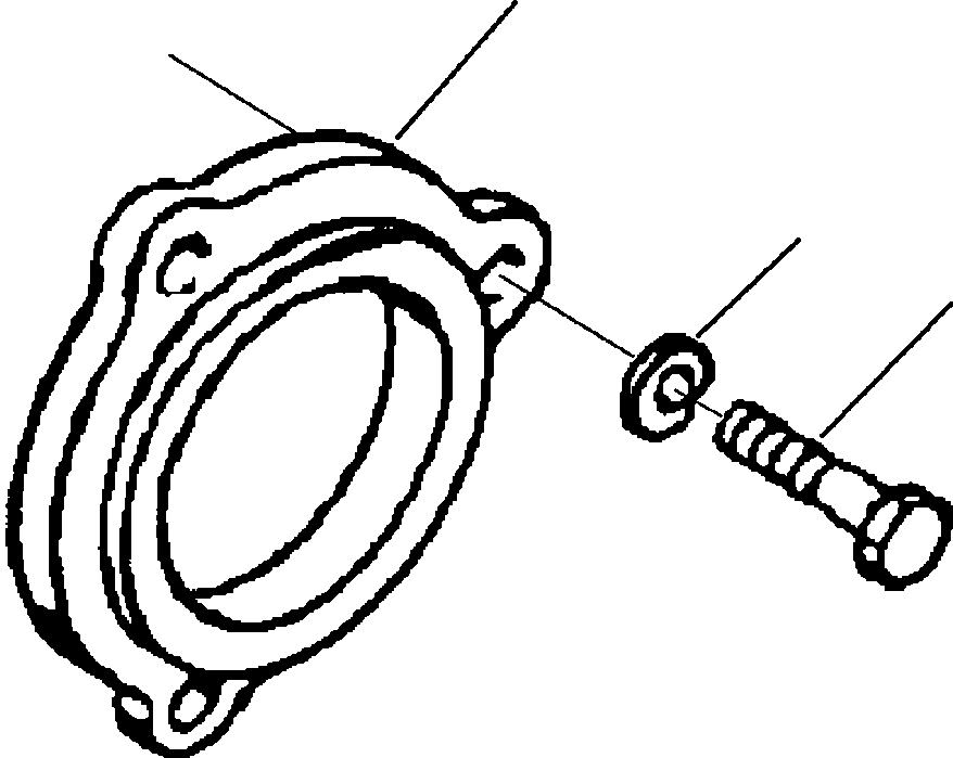 SPACER, STARTING MOTOR 1240 092 H1 KOMATSU
