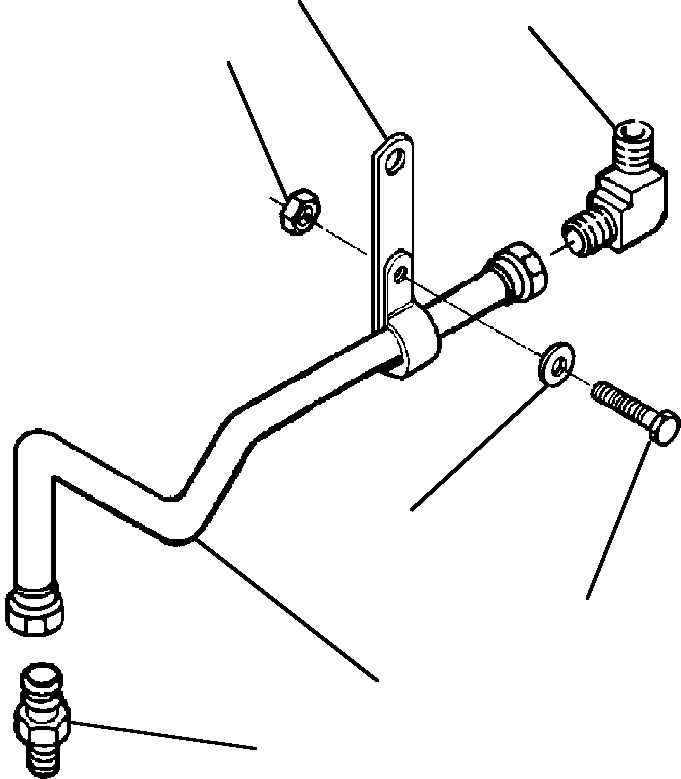 TUBE - MANIFOLD PRESSURE 1295 899 H1 KOMATSU