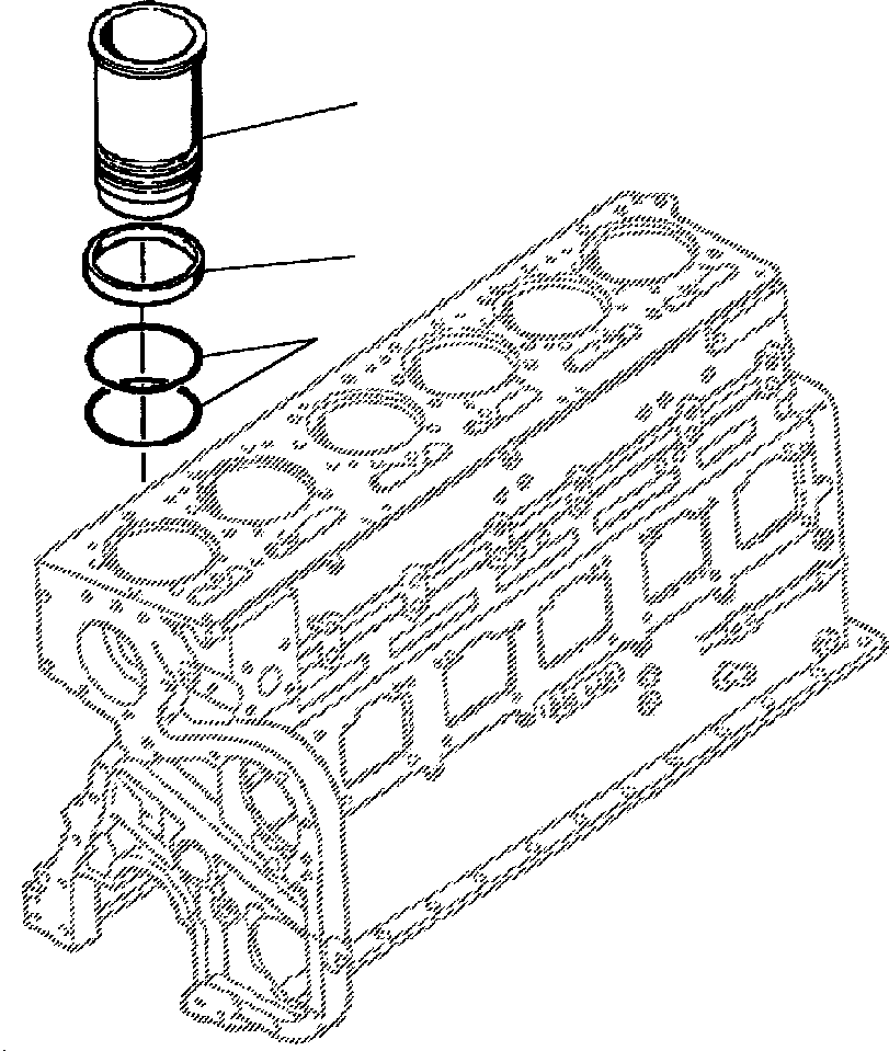 KIT, CYLINDER LINER 1237 920 H91 KOMATSU