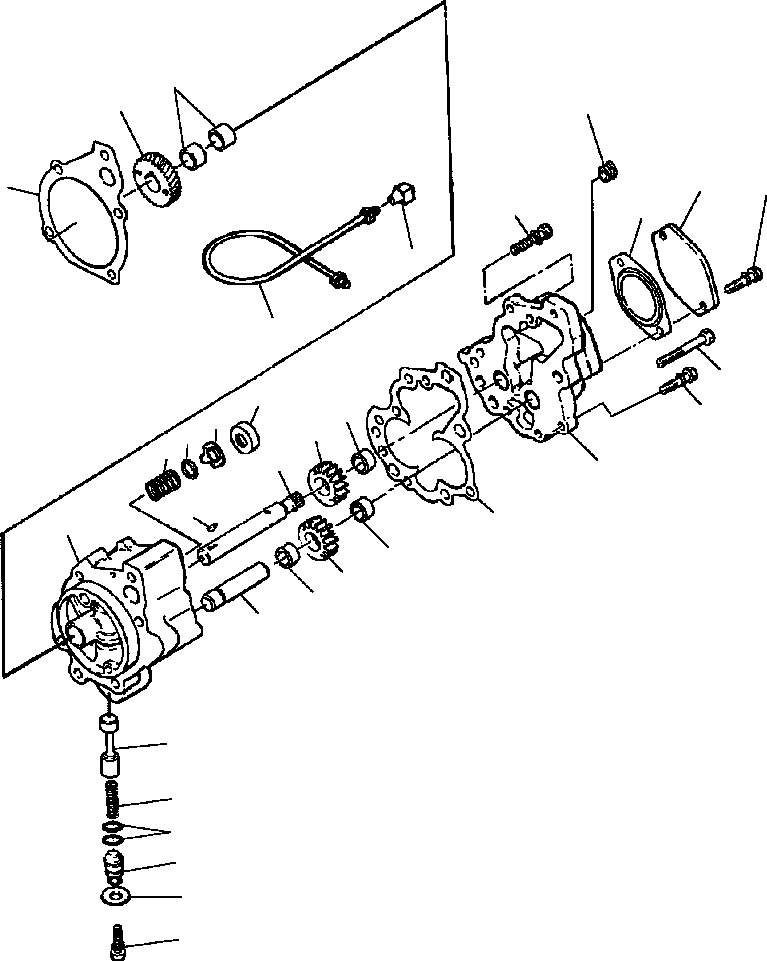 GEAR - LUBE OIL PUMP 1238 649 H1 KOMATSU