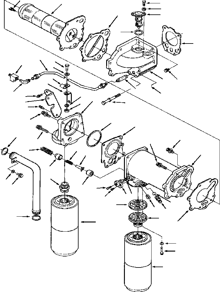 ELBOW, MALE ADAPTER 1237 992 H1 KOMATSU