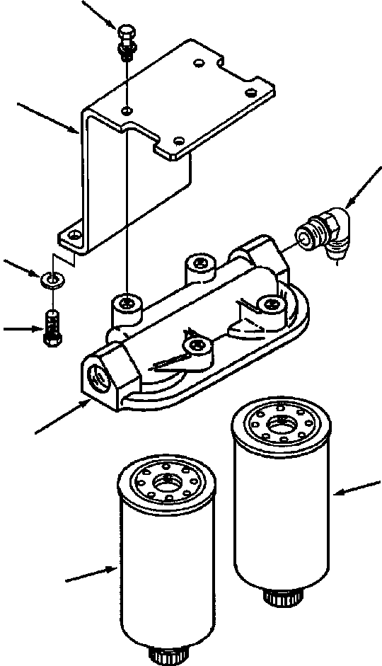 ELEMENT - FUEL FILTER 1295 348 H1 KOMATSU