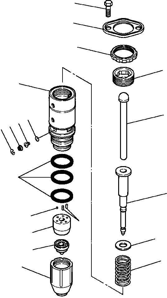 BARREL - INJECTOR 1268 552 H1 KOMATSU