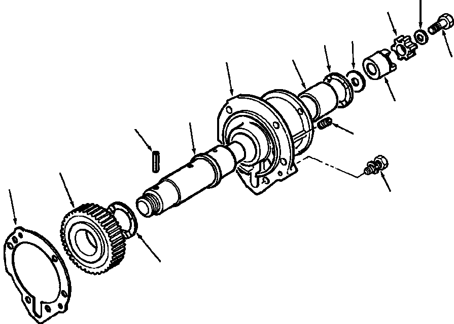 GASKET - ACCESSORY DRIVE SUPPORT 1238 587 H2 KOMATSU