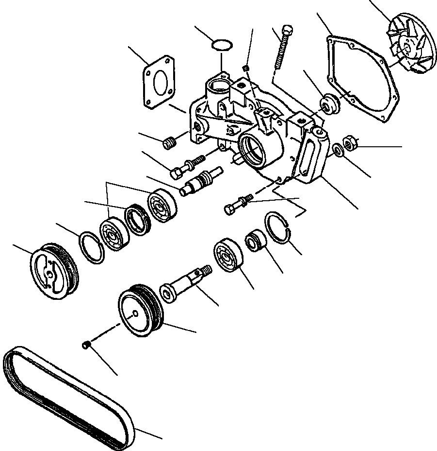 SEAL, WATER PUMP 1239 655 H1 KOMATSU