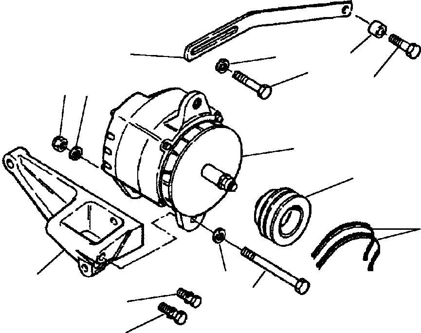 Болт - 1/2-13 X 2 1238 024 H1 KOMATSU
