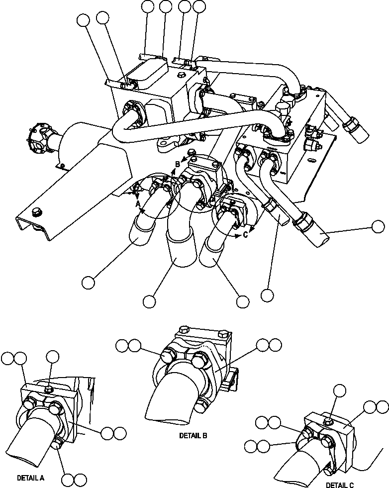 FLANGE, ADAPTER EG0479 KOMATSU