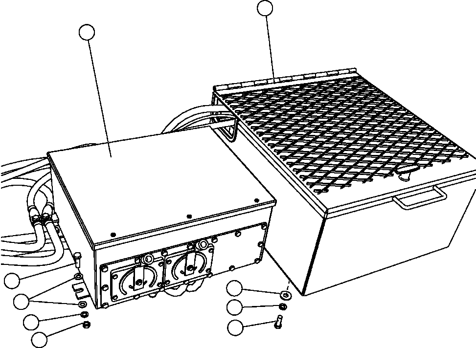 BOX, BATTERY EQUALIZER (SEE INDEX) EJ5855 KOMATSU