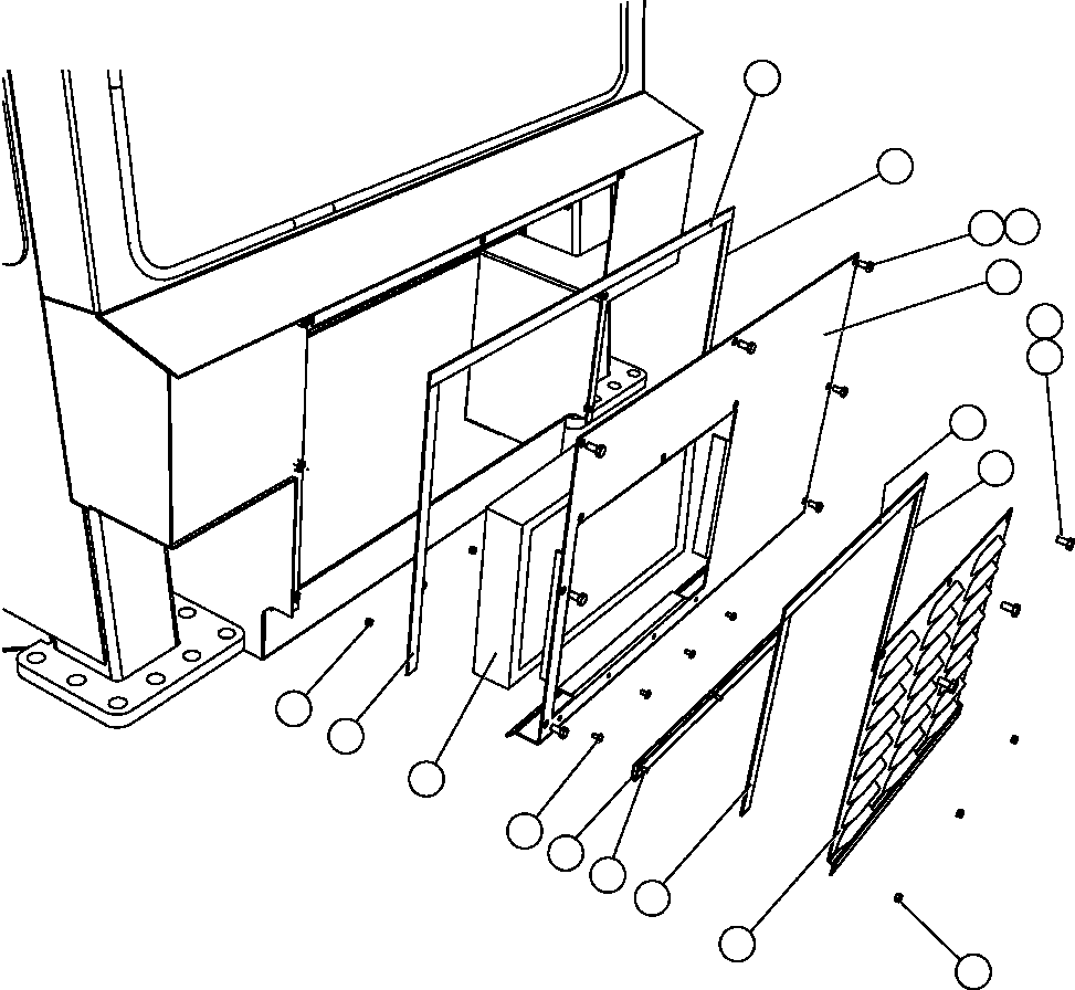 COVER, HINGED SM0189 KOMATSU
