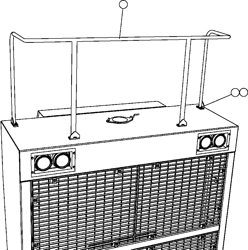 HANDRAIL, GRILLE EM8718 KOMATSU