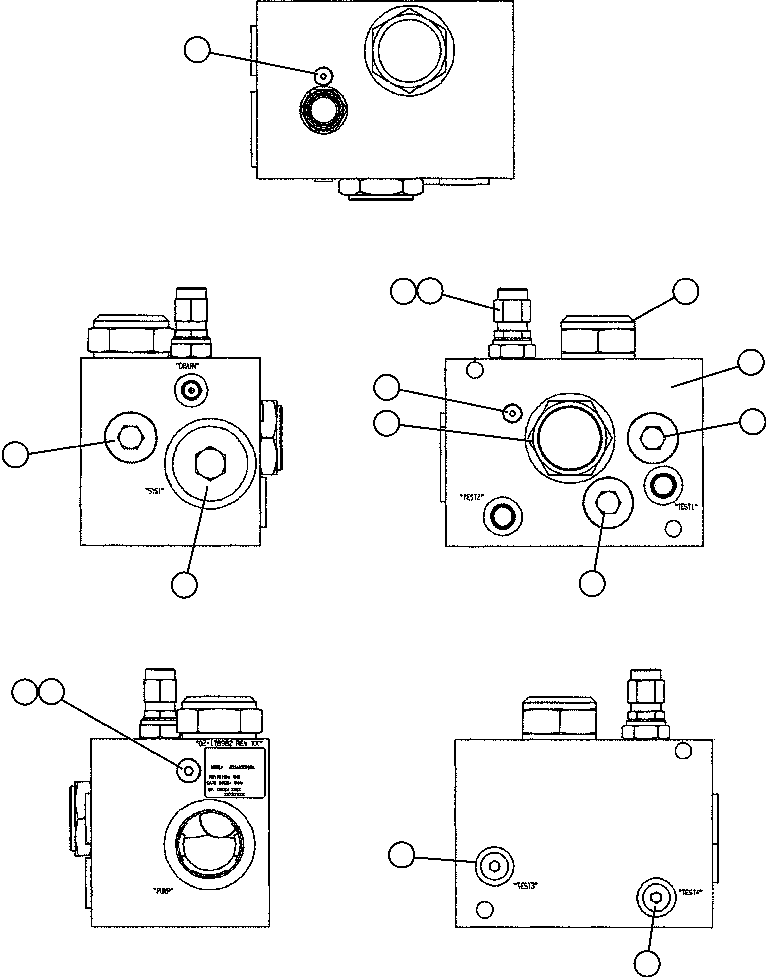 CHECK VALVE CARTRIDGE BF4119 KOMATSU