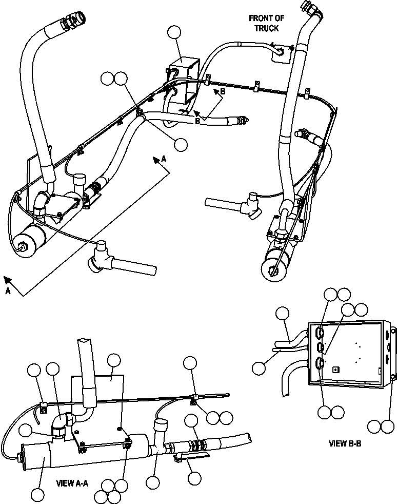 HARNESS, COOLANT HEATER EH3077 KOMATSU