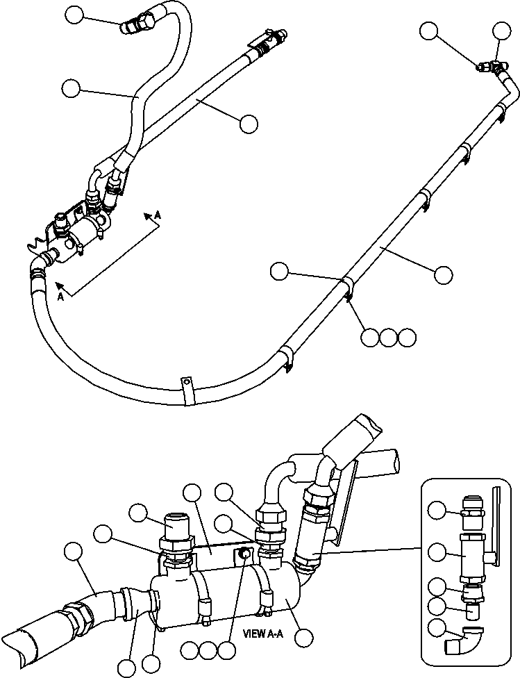 WARMER, DIESEL FUEL PB7971 KOMATSU