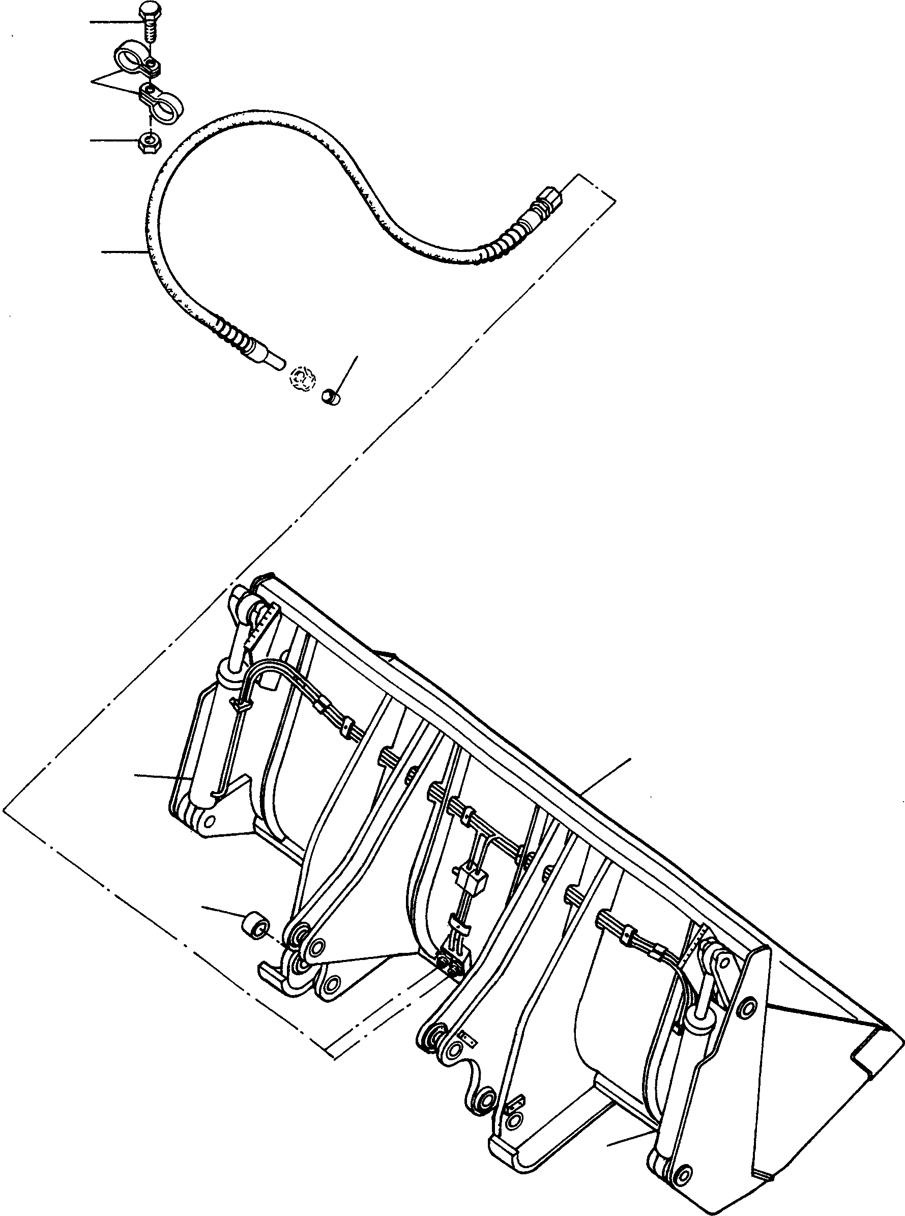 GRAB BUCKET 3084867M91 KOMATSU
