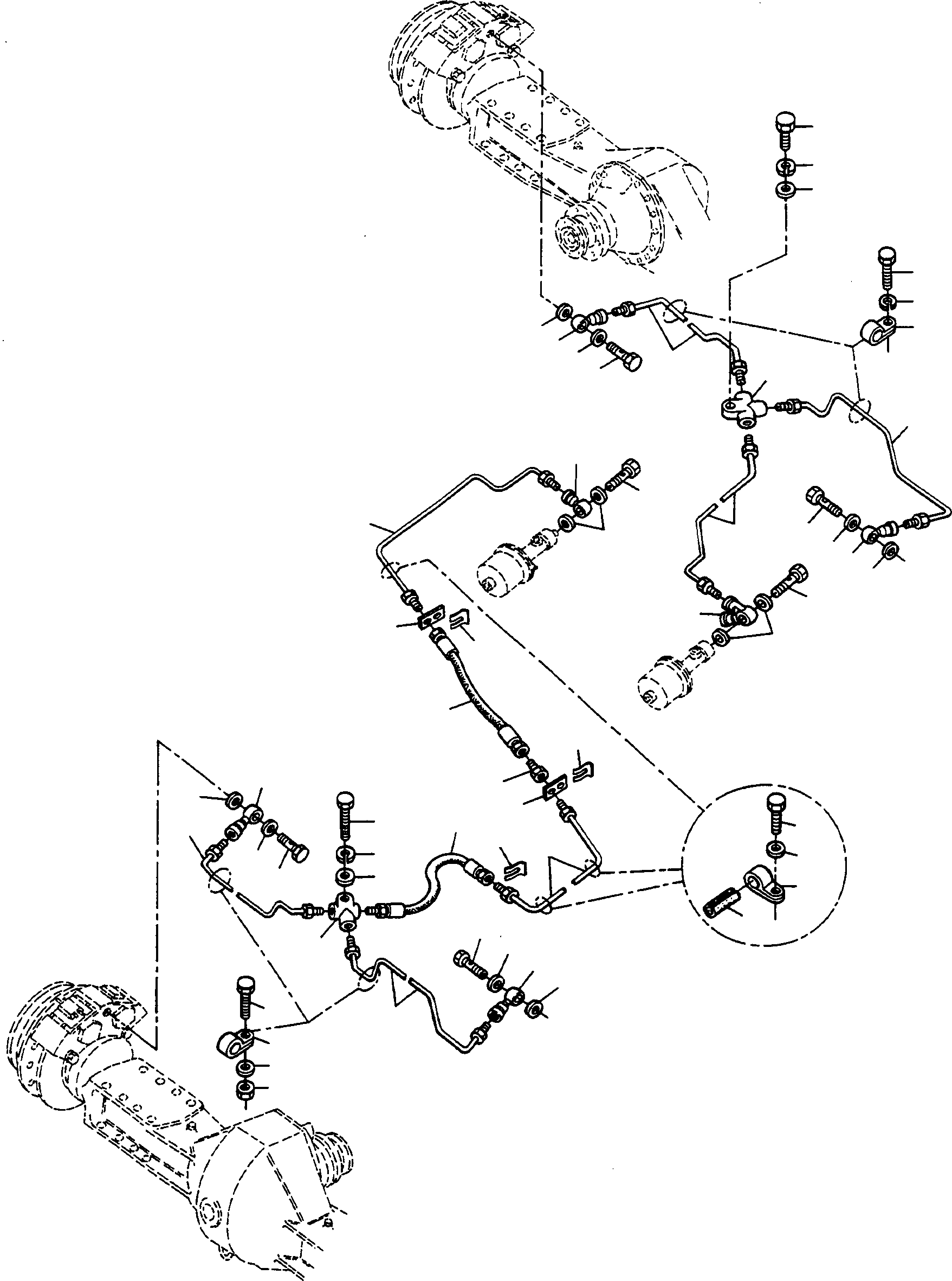 BRAKE LINE 3086936M91 KOMATSU