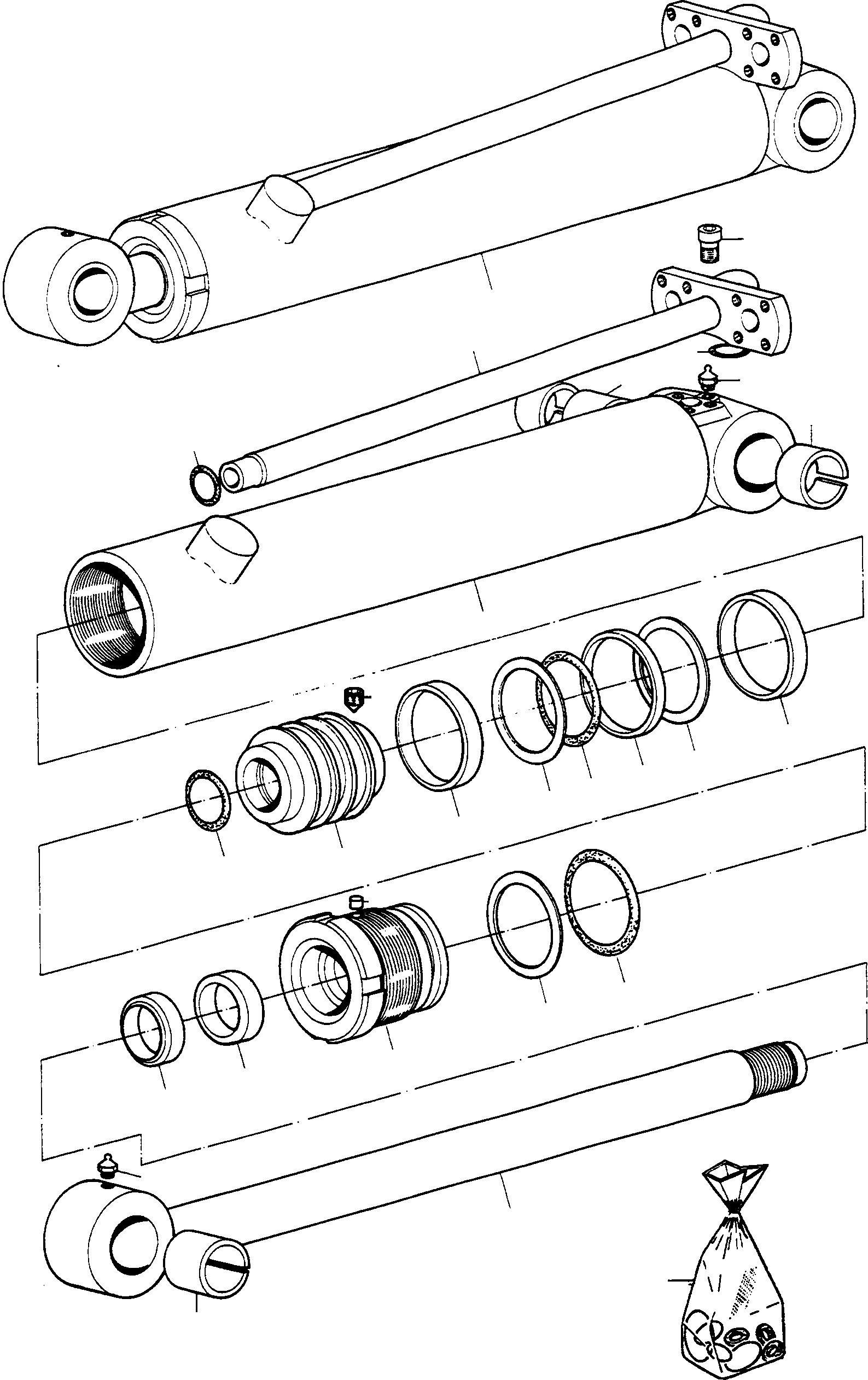 CYLINDER ROD 3232196M91 KOMATSU