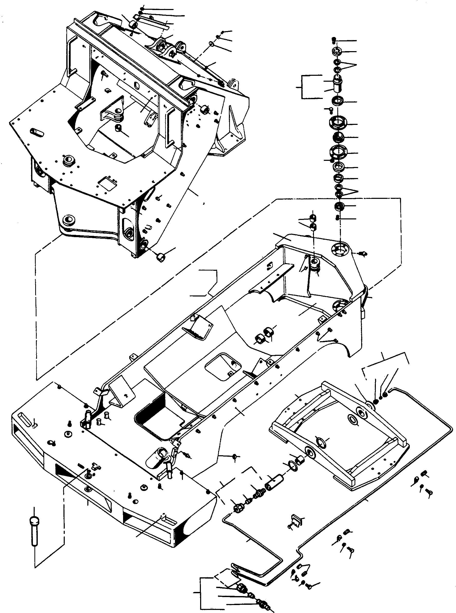 FRONT FRAME 4003091M93 KOMATSU
