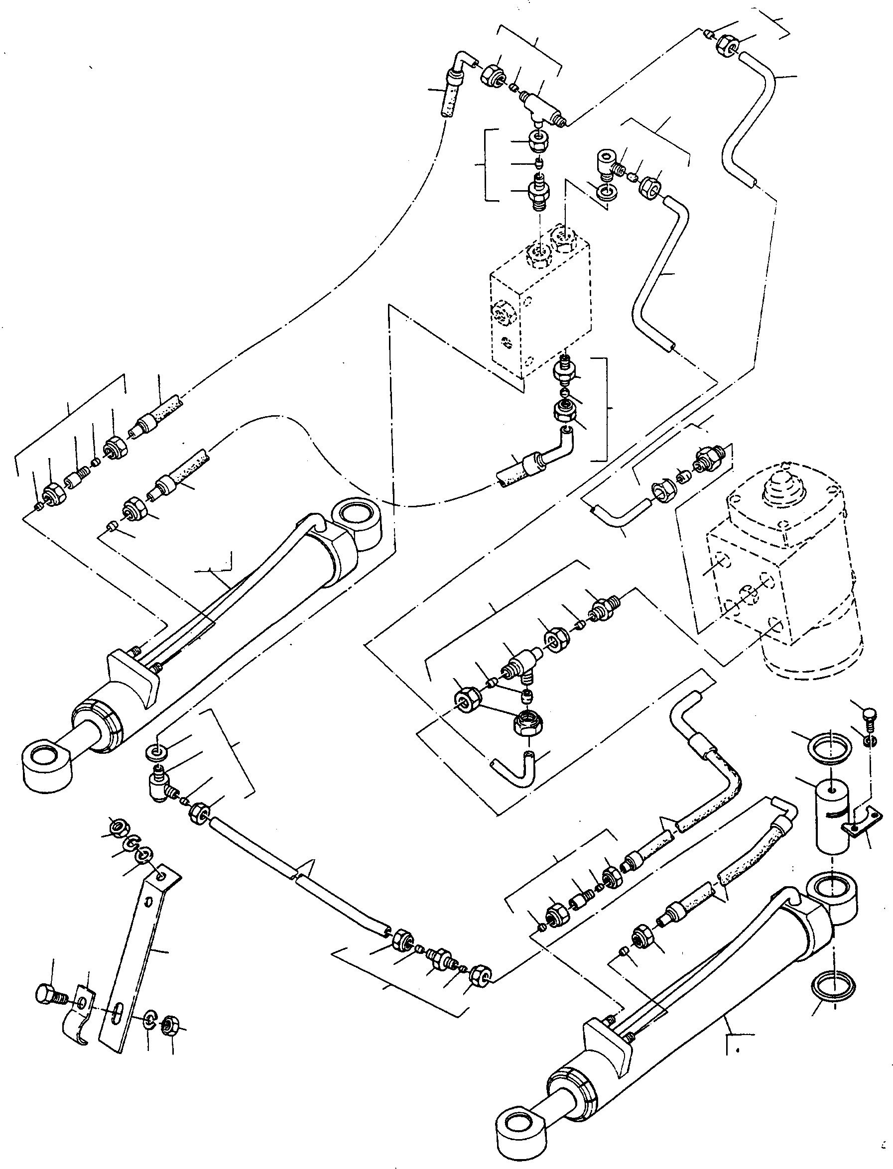 STEERING CYLINDER 4002662M93 KOMATSU