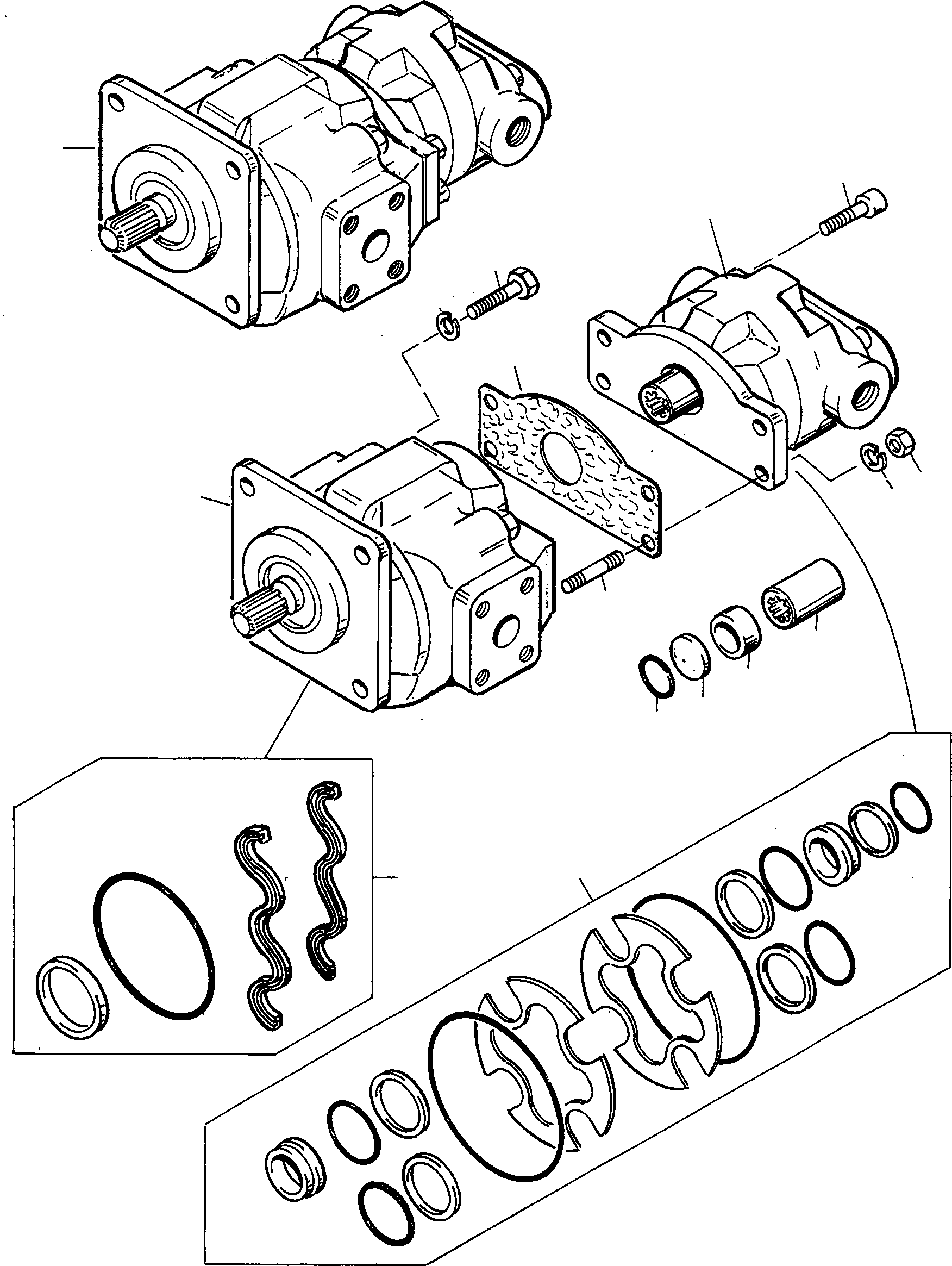 HYDRAULIC PUMP 3232465M91 KOMATSU