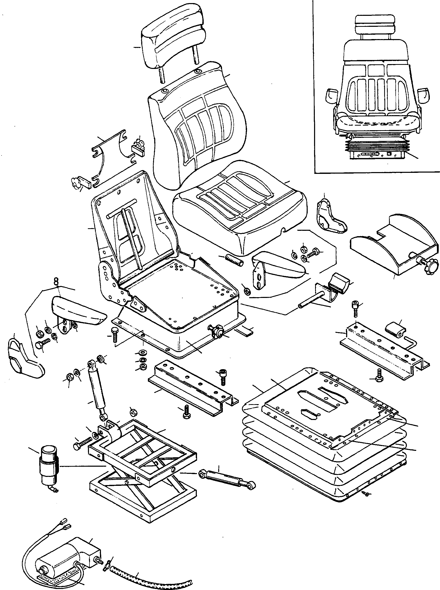BACKREST CUSHION 4917846M91 KOMATSU