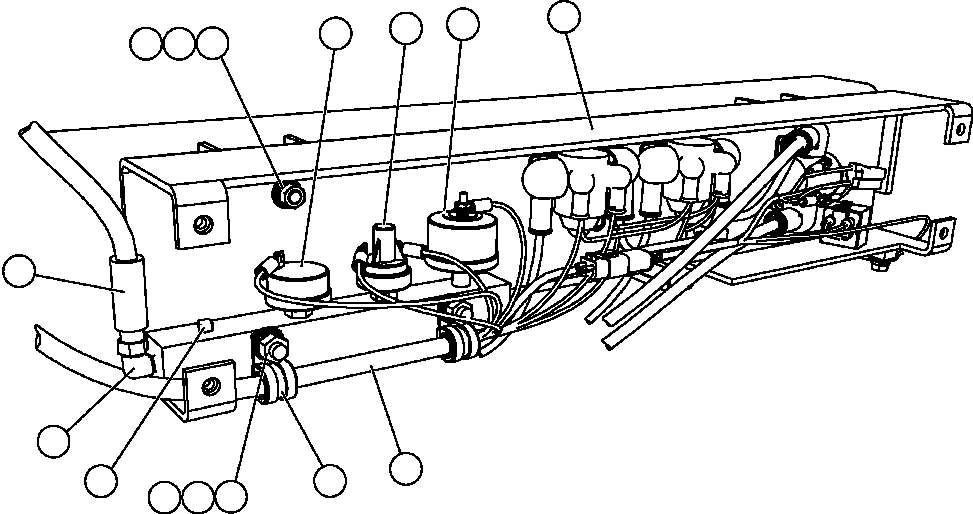 BRACKET (W/ MANIFOLD) EM5603 KOMATSU