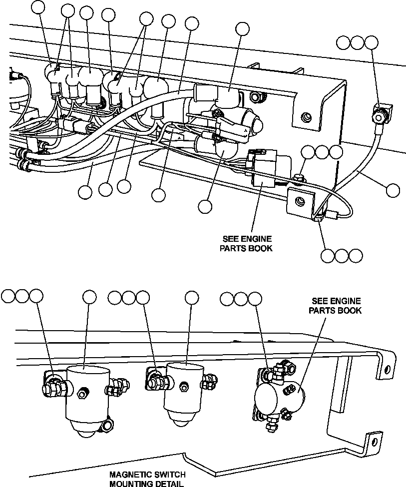 HARNESS, PRE-LUBE EM5495 KOMATSU