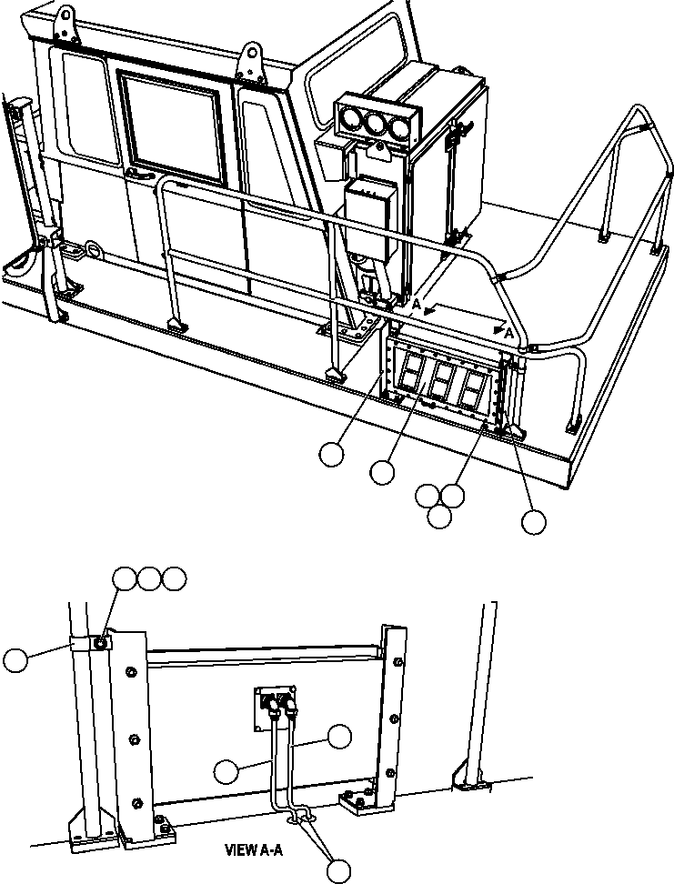 BRACKET, DISPLAY MOUNTING EL1681 KOMATSU
