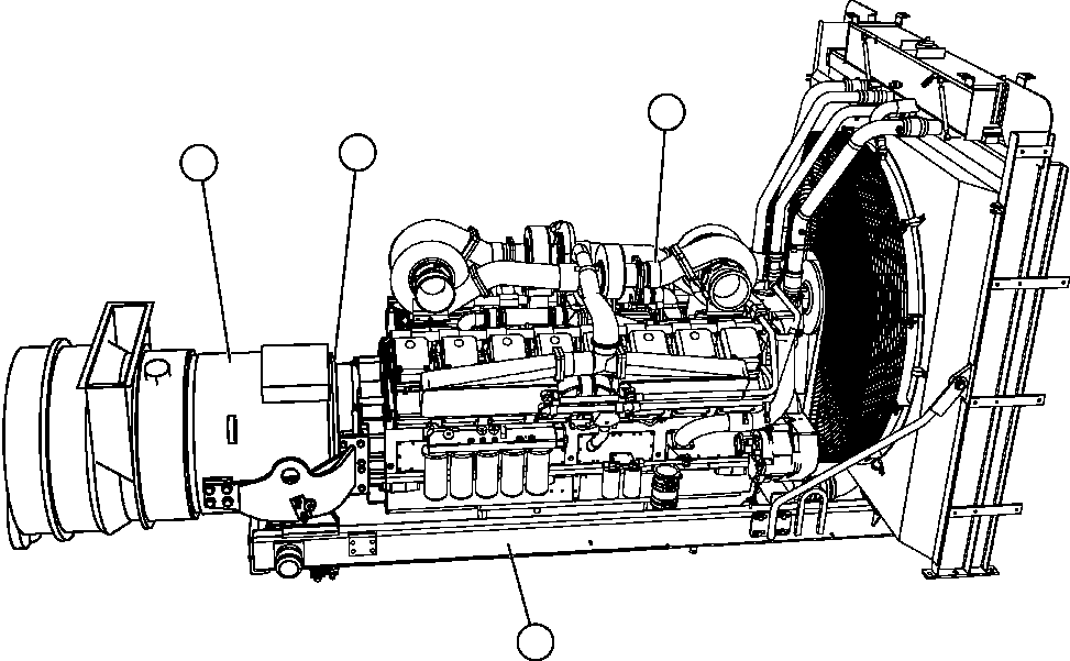 ENGINE (ORDER FROM FACTORY) PC2515 KOMATSU