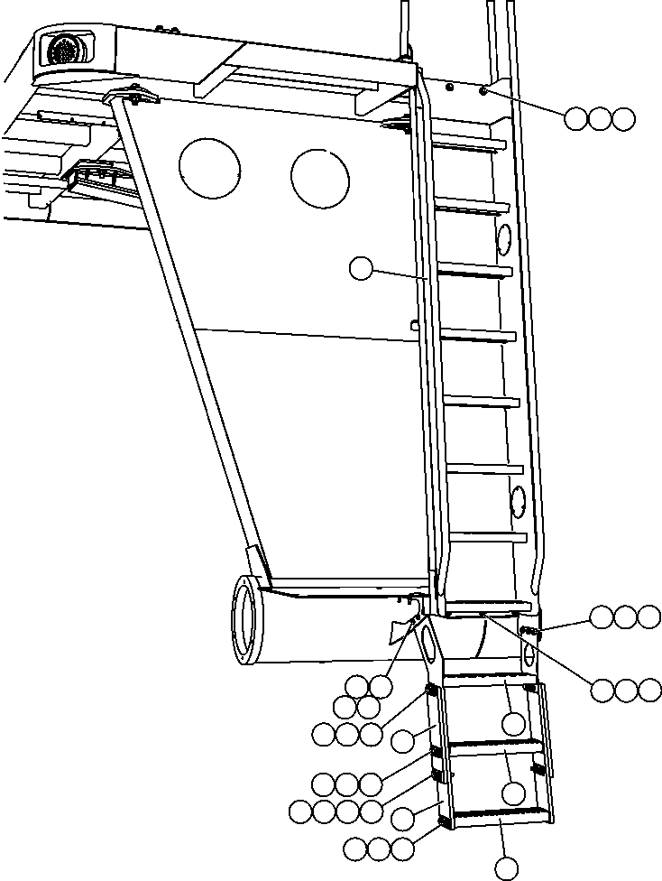 Резиновый ремень EL6436 KOMATSU