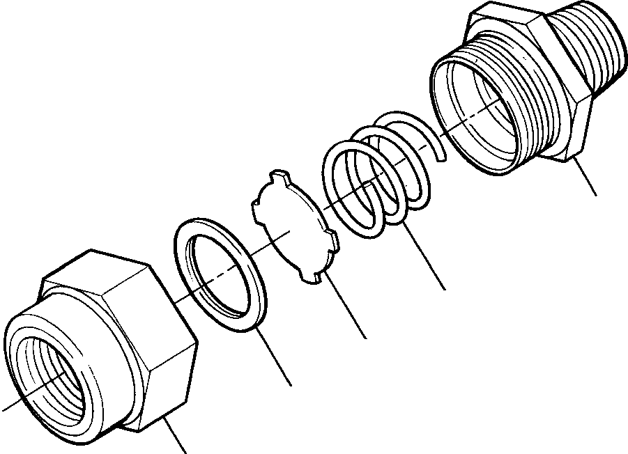 VALVE, SPRING 627 357 C1 KOMATSU