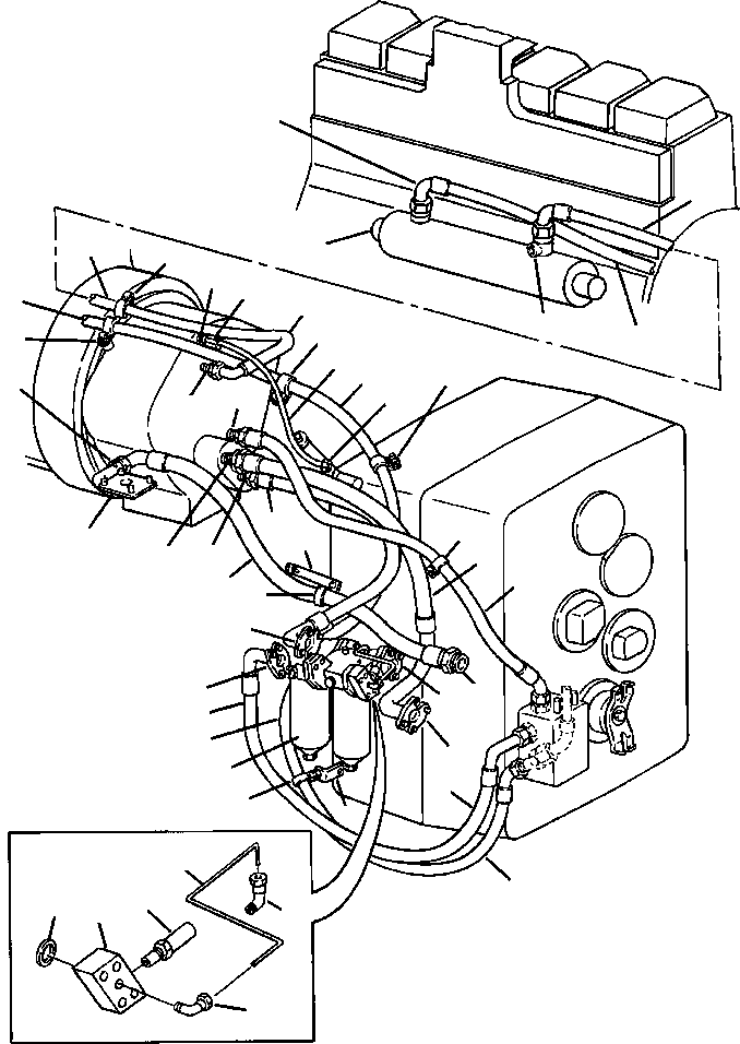 ADAPTER, REDUCING 144 048 KOMATSU