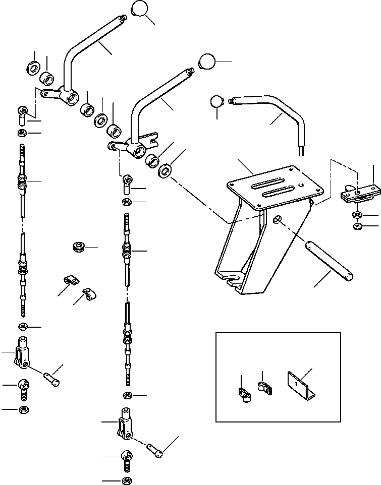 SUPPORT, LEVER 1138 620 C2 KOMATSU