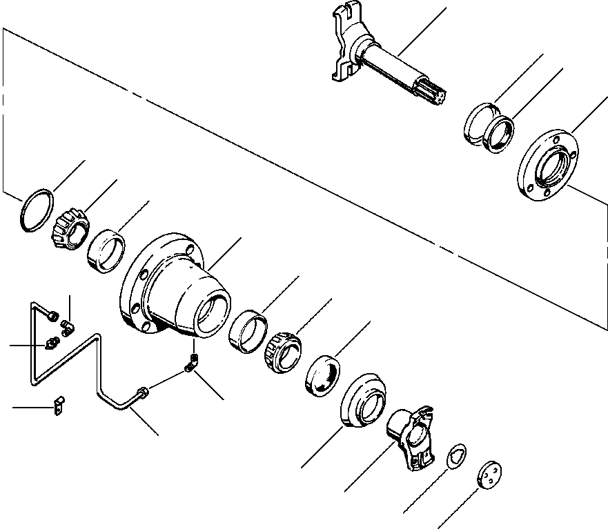 YOKE AND SHAFT 194 237 H1 KOMATSU