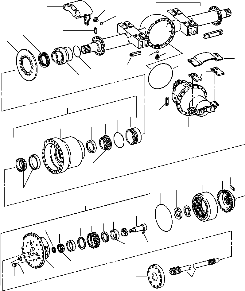 GUARD, PARKING BRAKE DISC 1113 357 C1 KOMATSU