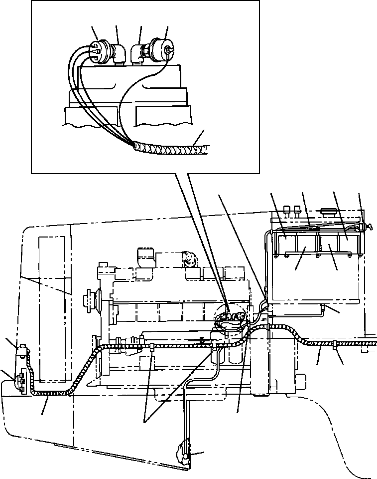 BOLT, 3/8NC X 3 180 138 KOMATSU