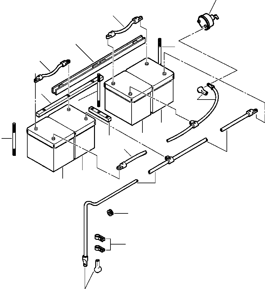Проходная втулка 624 827 C1 KOMATSU