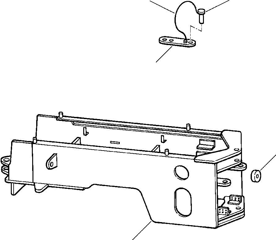 BAR, FRAME LOCKING 1138 705 C3 KOMATSU